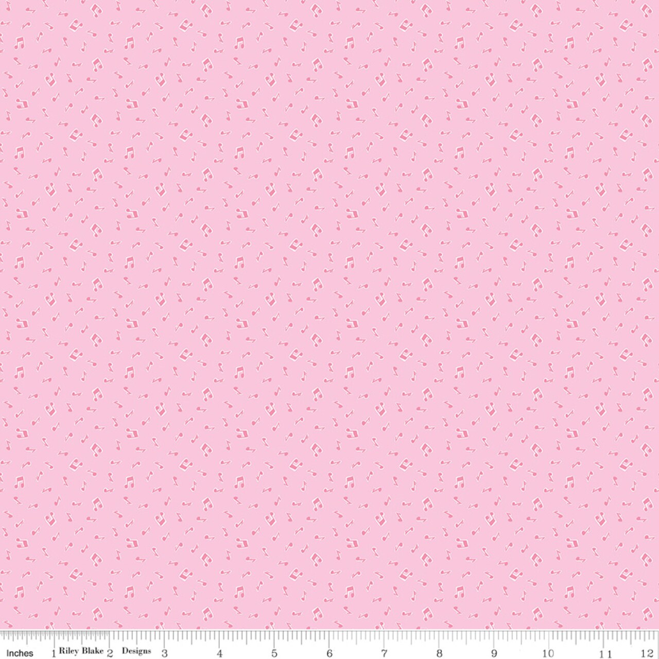 Music Notes in Pink (c16384-pink) | Love Notes | Lindsay Wilkes | Riley Blake